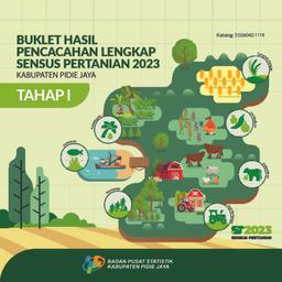 Buklet Hasil Pencacahan Lengkap Sensus Pertanian 2023 - Tahap 1 Kabupaten Pidie Jaya